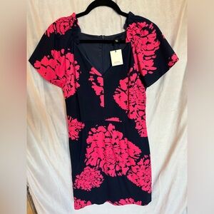 NWT Trina Turk Women's Beckell Floral Print Dress Pink